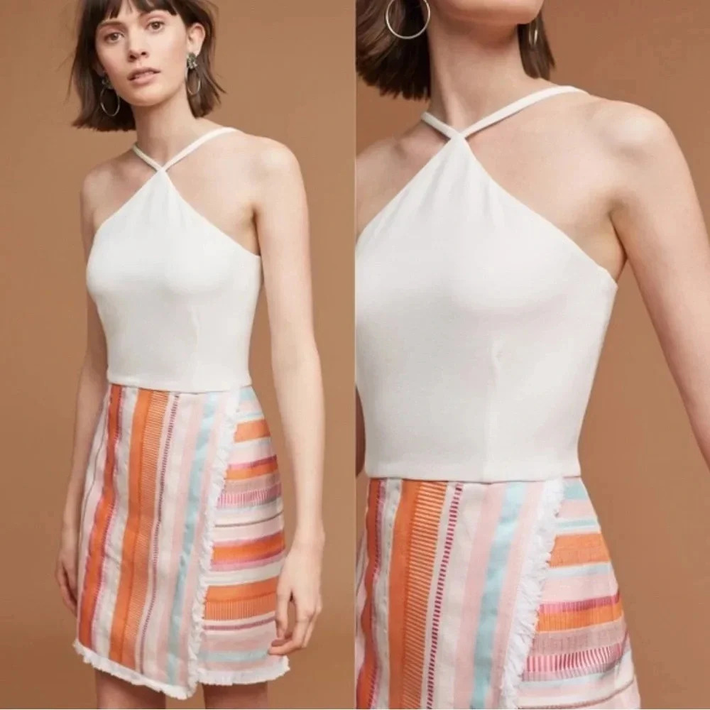 Hutch Pink and Orange Mini Dress